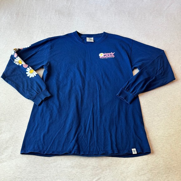 Simply Southern Tops - Simply Southern Save The Nature Navy Blue Long Sleeve Graphic Tee Medium
